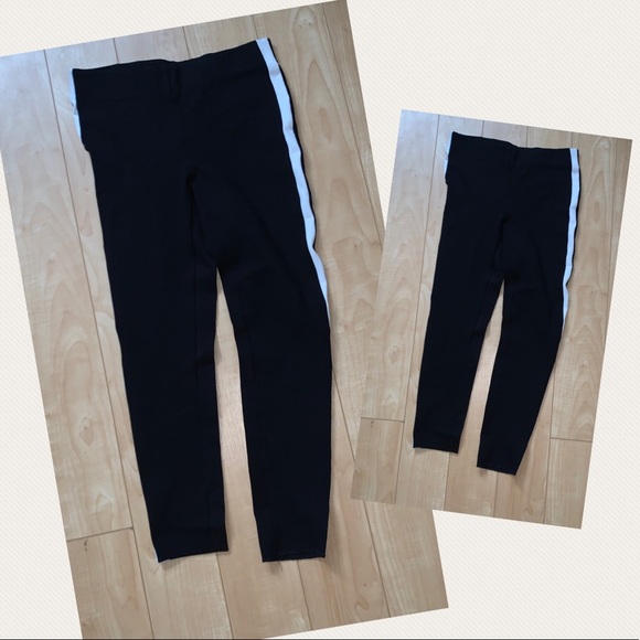 Zara black/white thick leggings - Picture 1 of 1